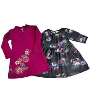 🌷Tea Collection | Bundle of 2 Floral Print Toddler Girl Dress Size 4T